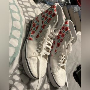 Vans floral high tops